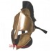 King Spartan 300 Movie Full Size Gold / Bronzes Greek Helmet Liner Stand for Re-enactment LARP